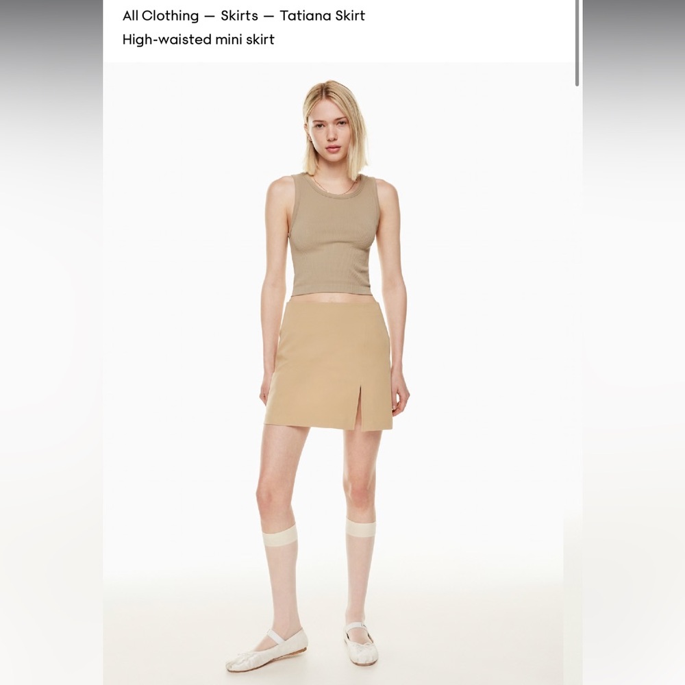 Sunday Best Lightweight Tatiana Skirt (White)